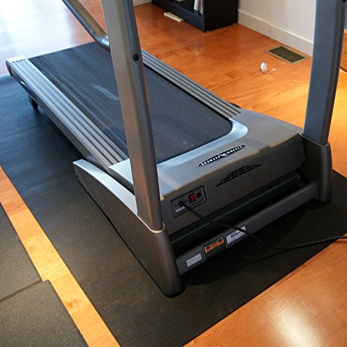 Rubber Cal Treadmill Mat - size: 78"L x 48"W x 0.2"Th