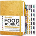Clever Fox Food Journal Pocket - Daily Food Diary, Meal Planner to Track Calories & Nutrients, Weight Loss Tracker Notebook, 4x5.5” (Amber Yellow) - color: Amber Yellow, size: Pocket (4.0'' x 5.5'')