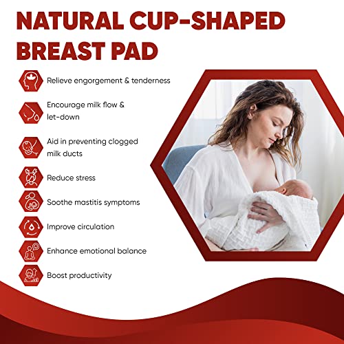 Capibaras Organic Flax Seed and Lavender Microwavable Breastfeeding Pads- Hot and Cold Breast Therapy for Mastitis,Engorgement & Breastfeeding Pain Relief.