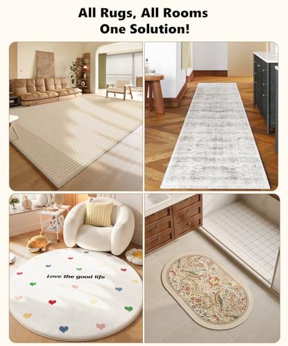 PHIXBEAR Extra Large Anti-Slip Rug Grips Tape Corner Gripper Pads, Dual-Layer Tech Protects Rug & Floor, Washable & Reusable & No Residue, Holds Carpet in Place on Hardwood Floors and Tiles, 16 Pcs - size: 【2X Large】 7.8"L x 5.6"W 16PCS