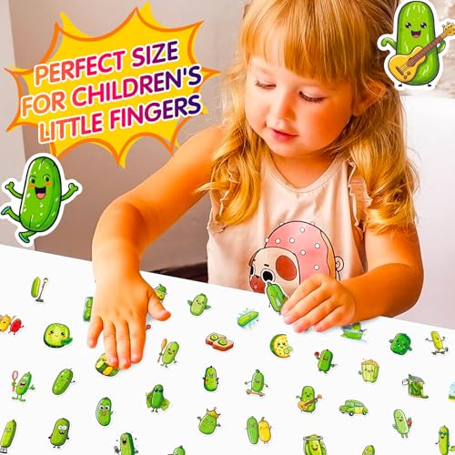 100PCS Fruit and Vegetable Stickers,Colorful Fruit Stickers and Vegetable Decals for Kids,Scrapbook,DIY Crafts,Water Bottles,Laptops and Phone Cases - color: Fruit