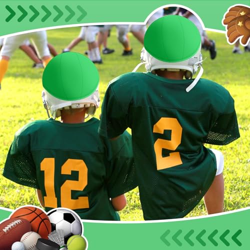 Ramede Football Helmet Covers for Practice Scrimmage Cap Helmet Cover Scrimmage Cap for Youth Adult Football Hockey Training Accessories 10.4 Inch in Diameter - color: Grass Green, size: Regular Style