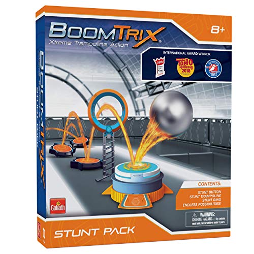 Boomtrix Stunt Pack by Goliath - Kinetic Metal Ball Chain Reaction Stunt Kit - Fun - Educational - STEM - color: Stunt Pack