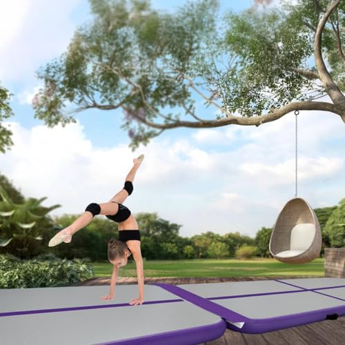 GLANT 3ft/6ft Air Mat Tumble Track Connector Tape for Inflatable Tumbling Gymnastic/Yoga/Camping White（NEW） (40) - color: Purple