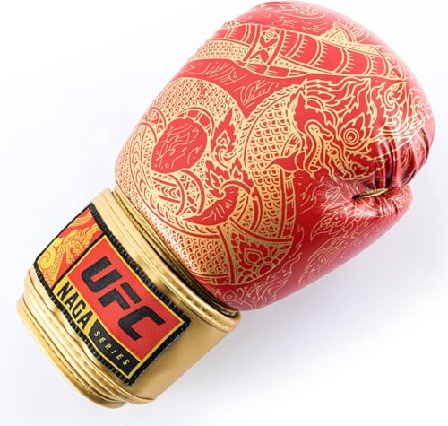 UFC Thai Naga Training Gloves - color: Red, size: 14oz