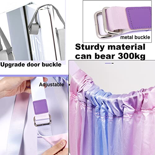 Tchrules Leg Stretcher Strap, Backbend Training Belt with Door Anchor, Flexibility Trainer Stretching Equipment Assist Stretch Strap for Fitness Gymnastics Dance Aerial Yoga Ballet - color: NewColor