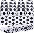 Hahafelt 24 Pcs Team Gifts, Including 12 Cooling Towels, 12 Drawstring Backpack Sports Party Favor for Teens Players Athletes Gifts Sport Supplies - style: Soccer Style