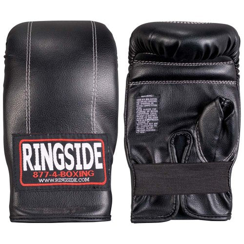 Ringside Econo Traditional Synthetic Leather Bag Gloves Mitts for Boxing Training Workout Men & Women - size: Large