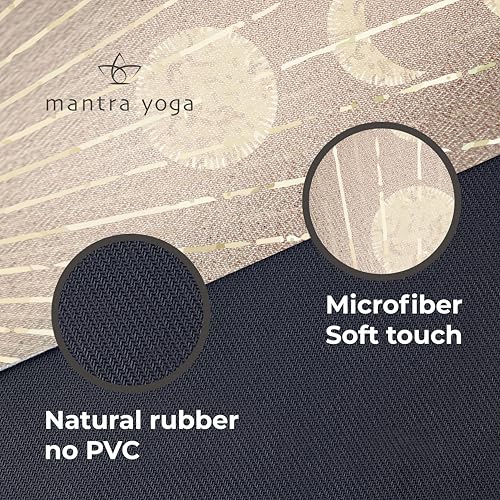 Mantra Yoga Travel PRO 1.5mm with Knee Pad - Foldable Fitness & Exercise Mat with Bag | Lightweight, Compact & Eco-Friendly | Non-Slip & Washable | For All Types of Yoga | 72" L x 24" W | 2.6 lbs - color: Sunway