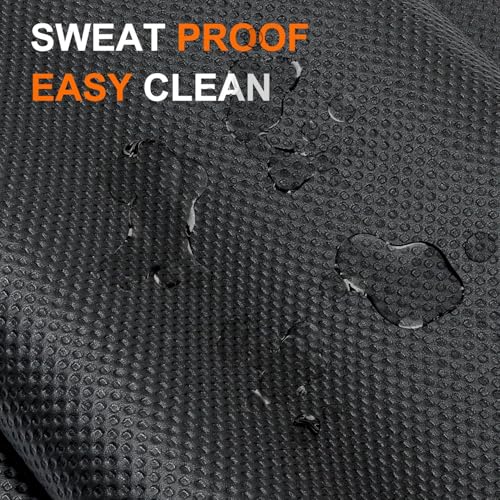 Large Exercise Mat for Home Workout, Extra Thick Workout Mat, High-Density Gym Mat for Cardio, Jump Rope, MMA, Weights - size: 96"L x 30" W