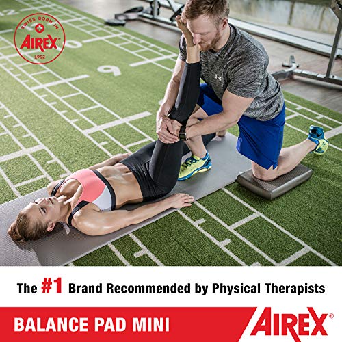 AIREX Balance Pad – Stability Trainer for Balance, Stretching, Physical Therapy, Exercise, Mobility, Rehabilitation and Core Training Non-Slip Closed Cell Foam Premium Balance Pad - color: Lava, size: Mini