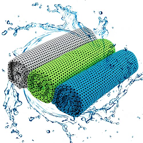 Cooling Towel Sport Ice Towel Quick Dry Cold Blanket Sweat Absorption Microfiber Instant Chilly Towel Neck Wrap for Running Swimming Yoga Gym Exercise