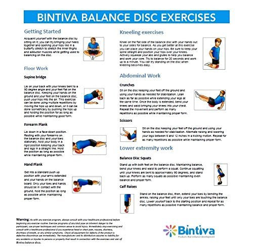 Wobble Cushion Balance Disc - Wobble Disc & Wiggle Seat, Balance Pads for Physical Therapy, Wobble Disk, Sensory Room Equipment - Wobble Seat - color: SET - 6 Pack Blue