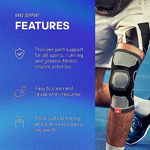 Adidas Knitted Support Sleeve, Ergonomic Compression Sleeve - size: Small, style: Knee Support