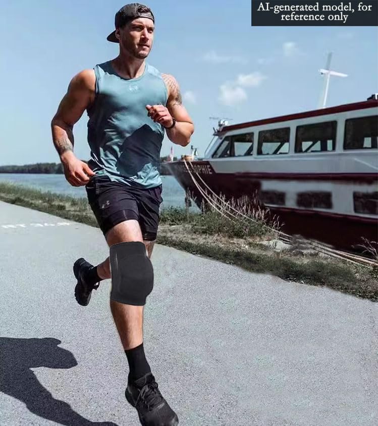 Anti slip sponge, soft and breathable men's, women's, girls', and children's White knee pads suitable for sports scenes such as volleyball, football, dance, yoga, wrestling, running, cycling, etc (White, Small) - color: White, size: Small