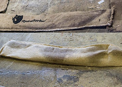 HydraSorber - Sandless Sandbags - Water Absorbent Flood Barrier - size: 4 Foot Length (3 Pack)