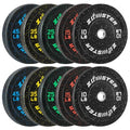 2-inch Bumper Weight Plate Olympic Plate Hi-Temp Bumper Weight Plate with Steel Insert Strength Training Weight Lifting Plate-ODOR-FREE | NOISE-REDUCING | ABSORB IMPACT - size: 260LB Bumper Weight Plate Set