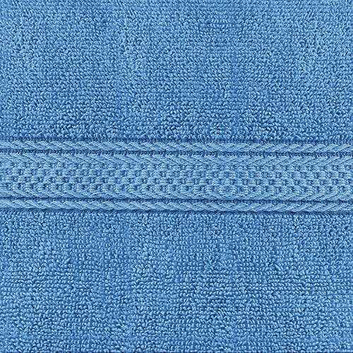 Utopia Towels 6 Pack Premium Hand Towels Set, 16 by 28 inches, 100% Ring Spun Cotton, Ultra Soft and Highly Absorbent 600GSM Towels for Bathroom, Gym, Shower, Hotel, and Spa, Electric Blue - color: Electric Blue, size: 6 Hand Towels
