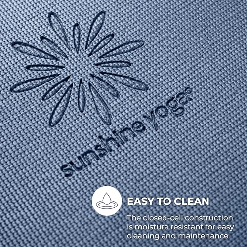 Voyage 5mm Studio Yoga Mats, 6 Pack, 72x24in - color: Slate