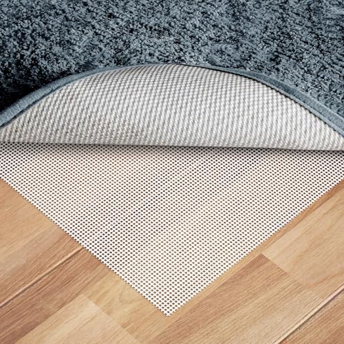 Silicone Non Slip Rug Pad, Anti Skid Thick Area Rug Pad Gripper, Under Carpet Rug Mats for Hardwood Surface Floors, Keep Rugs in Place-2x3 Ft - size: 3' x 2' (Rectangular)