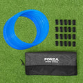 FORZA Agility Rings [12 Pack] | Speed & Agility Training Equipment for Athletes - Available in 10 Colors - color: Sky Blue