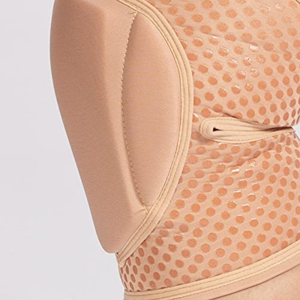 Queen Wear – Nude Latte Grip – Pole Dance Knee Pads – Perfect Woman Protection for Ballet Modern Dance and Indoor Sports (L) - size: L