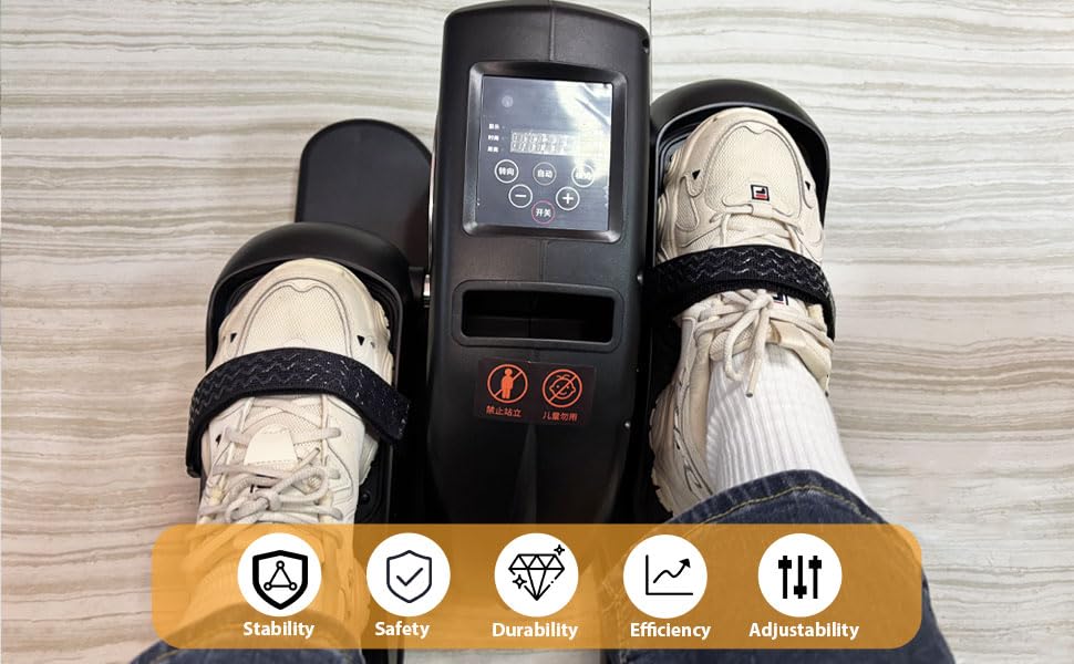 4 Pcs Pedal Straps, Leg Exerciser Foot Straps for Seniors, Anti-Slip Elastic Pedal Straps for Home Fitness, Pedal Exerciser Accessories for Low-Impact Workouts, Fitness Equipment