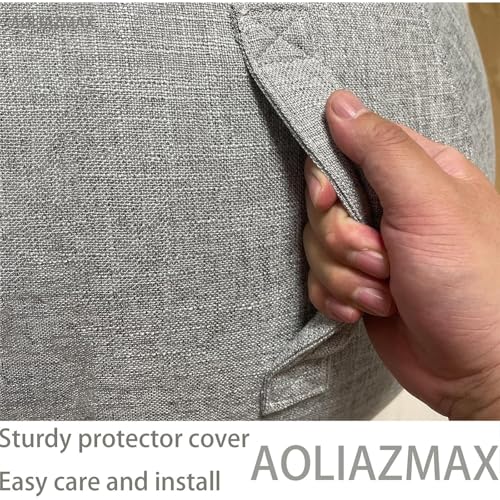 Protective Cover for Fitness Balls | Air Plug Included, Exercise Ball, For Pregnancy Ball Chair Yoga Ball, No Yoga Ball Included Washable Linen Ball Cover - color: Blue, size: 65CM