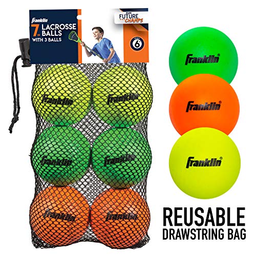 Franklin Sports Youth Lacrosse Balls - size: 6-Pack