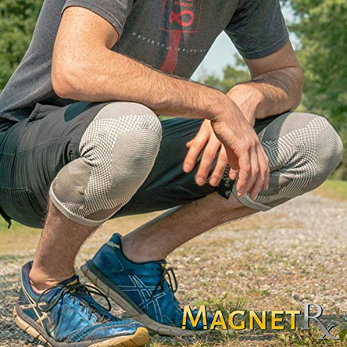 MagnetRX® Magnetic Knee Sleeve – (2-Pack) Effective Compression Knee Brace with Magnets for Comfort & Recovery – Magnetic Brace Support (X–Large) - size: X-Large (Pack of 2)