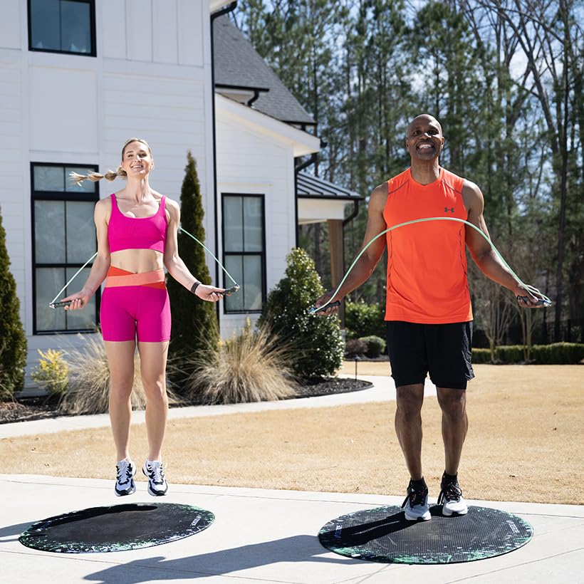 Crossrope AMP 2.0 Smart Jump Rope Set with 1/4 LB, 1/2 LB & 1LB Jump Ropes – Bluetooth-Connected, High-Intensity Jump Rope Fitness Training for High Calorie Burn and Cardio - Membership Required - size: Extra Small - (User Height 4'6.5" - 5'0.5")