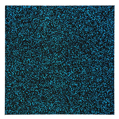 Playsafer Elevate Rubber Playground Tiles - 1" Thick High Density Interlocking Shock Absorbent Safety Tile for Playgrounds, and Exercise Equipment - 20" X 20" (180 Tiles - 486 Sq. Ft. - Blue) - color: Blue
