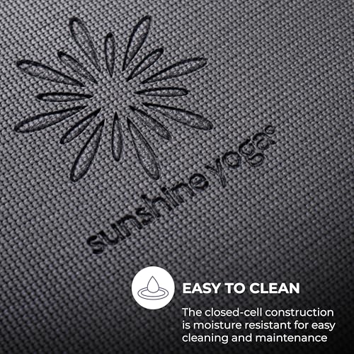 Voyage 5mm Studio Yoga Mats, 6 Pack, 72x24in - color: Charcoal