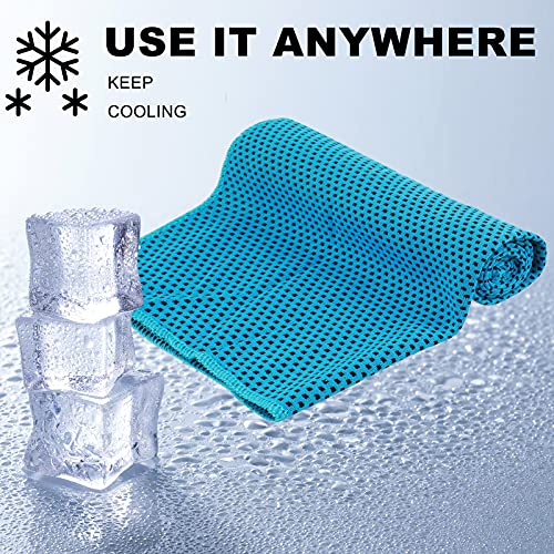 Cooling Towel Sport Ice Towel Quick Dry Cold Blanket Sweat Absorption Microfiber Instant Chilly Towel Neck Wrap for Running Swimming Yoga Gym Exercise