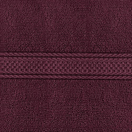 Utopia Towels 6 Pack Premium Hand Towels Set, 16 by 28 inches, 100% Ring Spun Cotton, Ultra Soft and Highly Absorbent 600GSM Towels for Bathroom, Gym, Shower, Hotel, and Spa, Burgundy - color: Burgundy, size: 6 Hand Towels