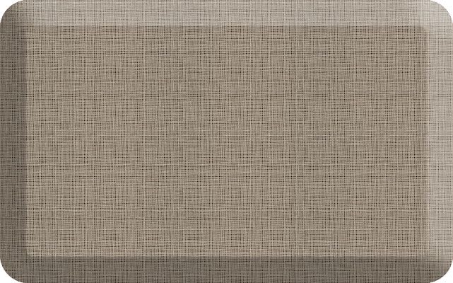 GelPro Anti-Fatigue Designer Comfort Kitchen Floor Mat, 20x32, Trellis Khaki Stain Resistant Surface with 3/4” Thick Ergo-Foam Core for Health and Wellness (Tweed Weathered Tan, 32"L x 20"W x 0.8"Th) - color: Tweed Weathered Tan, size: 32"L x 20"W x 0.8"T