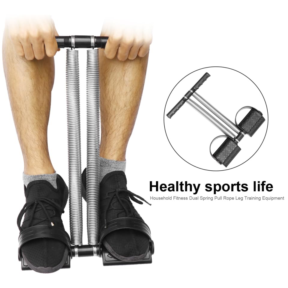 GALPADA Fitness Equipment Exercise Puller Gym Pedal Leg Exerciser Leg Training Equipment Stretch Board Steel