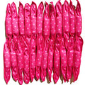 40 Soft Heatless Hair Curlers - Large Overnight Pillow Sponge Rollers for Curly Hairstyle - color: Rose red