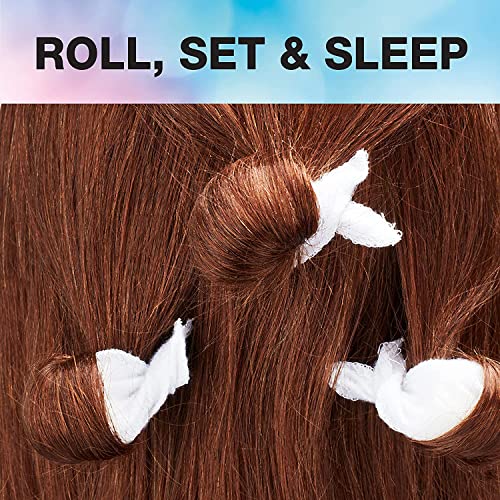 Conair Fabric Hair Curlers to Sleep In, Soft Hair Rollers for Natural Curls, Assorted color, 24 Pack - color: Assorted color