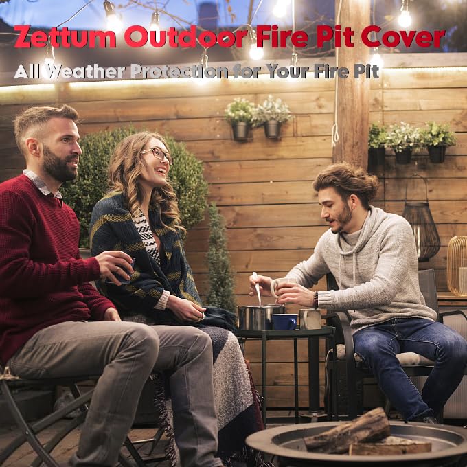 Zettum Fire Pit Cover Rectangular 58 Inch - Outdoor Fire Table Cover Rectangle Heavy Duty & Waterproof, 600D Patio Propane Gas Firepit Cover Rectangular Fade & Weather Resistant - 58 x 24 x 24 Inch - color: Black - Rectangular, size: 58x24x24 Inch