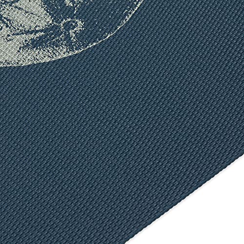 Gaiam Yoga Mat - Premium Print Reversible Extra Thick Non Slip Exercise & Fitness Mat for All Types of Yoga, Pilates & Floor Workouts - color: Lunar Wave