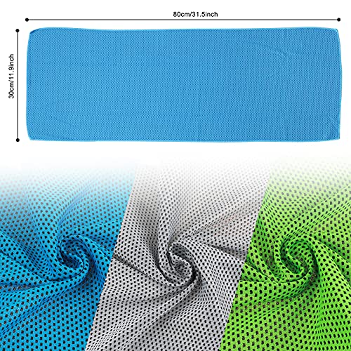 Cooling Towel Sport Ice Towel Quick Dry Cold Blanket Sweat Absorption Microfiber Instant Chilly Towel Neck Wrap for Running Swimming Yoga Gym Exercise