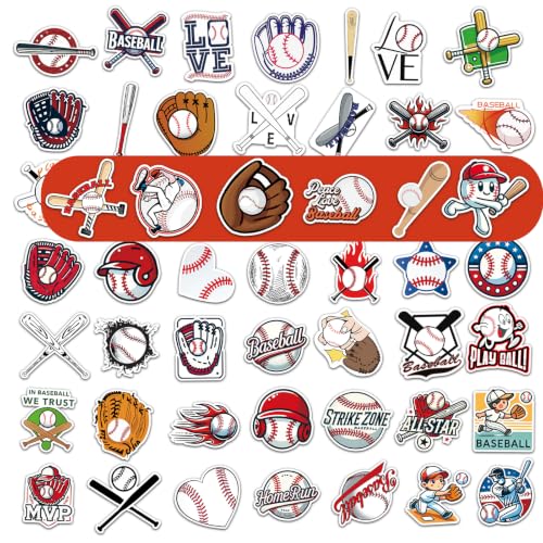Baseball Party Favors, 2 Pack Baseball Water Bottles with 200 PCS Stickers | 20oz Sports Squeeze Bottle & Baseball Stickers, BPA-Free Reusable Water Bottles Bulk for Boys, Gifts For Team - style: 1# 2 Pack-Baseball