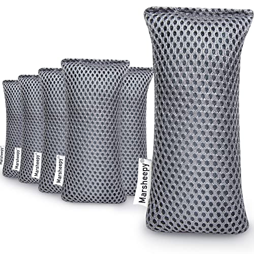 Marsheepy 6 Pack Shoe Odor Eliminator Bags, Boxing Glove Deodorizer, Absorbs Stink and Moisture, Grey Stick Odor Absorbers for Shoes, Gloves, and Sports Gear - color: Grey 6 Pack