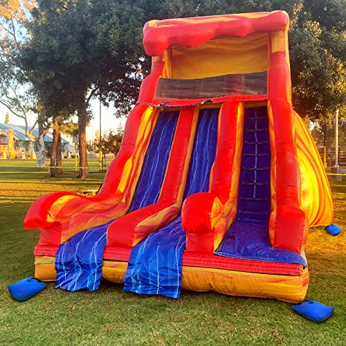 Hullaballoo Durable Vinyl Sand Bags, Outdoor Indoor Anchor Safety Product for Inflatable Bounce House, Water Slides, Canopies and Tents, Holds 50 Pound Capacity, 4 Pack - color: Standard, size: 50LB - 4 PACK