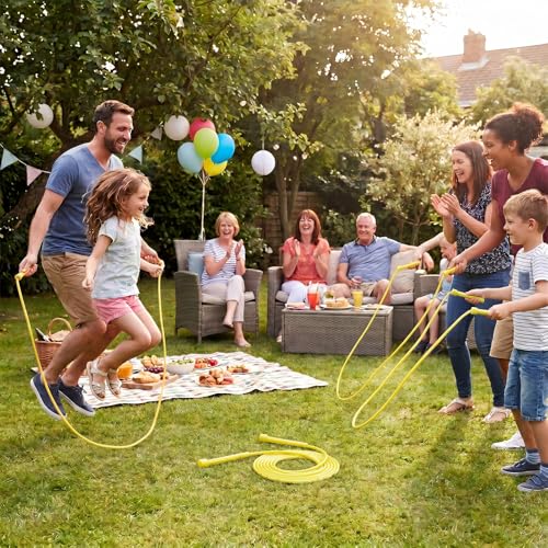 YYDYTTKX Adjustable Jump Rope Bulk, 9.2 ft Tangle-Free Speed Skipping Rope for workouts, group training, teams, family and Gym Class - color: Yellow, size: 24