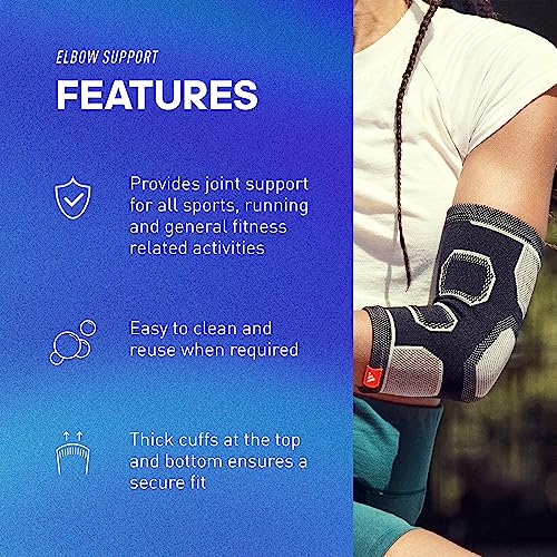 Adidas Knitted Support Sleeve, Ergonomic Compression Sleeve - size: S, style: Elbow Support