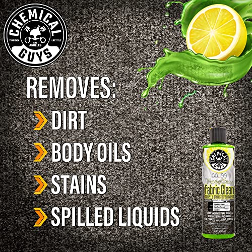 Chemical Guys CWS203 Foaming Citrus Fabric Clean Carpet & Upholstery Cleaner (Car Carpets, Seats & Floor Mats), Safe for Cars, Home, Office, & More, 128 fl oz (1 Gallon), Citrus Scent - size: 128 Fl Oz (Pack of 1)