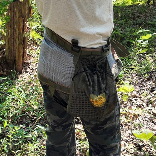 Saddle Hunting Platform Steps, Ultra-Light Ring of Steps for Climbing Bow Hunting with 6 Feet Heavy-Duty Strap & Cam Buckle, Ergonomic Anti-Slip Design - size: 6 Pack