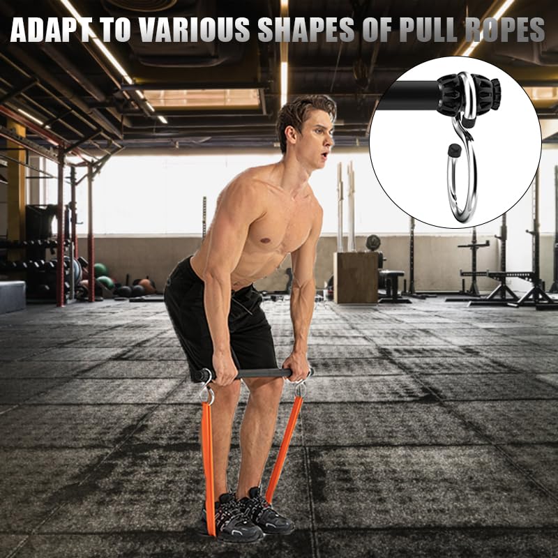 Resistance Band Bar, Portable 43 Inch Pilates Bar with Resistance Bands Home Gym Workouts Stick Squat Yoga Pilates Flexbands Kit for Full Body Shaping - color: 43 Inch Bar + 5PCS Resistance Bands